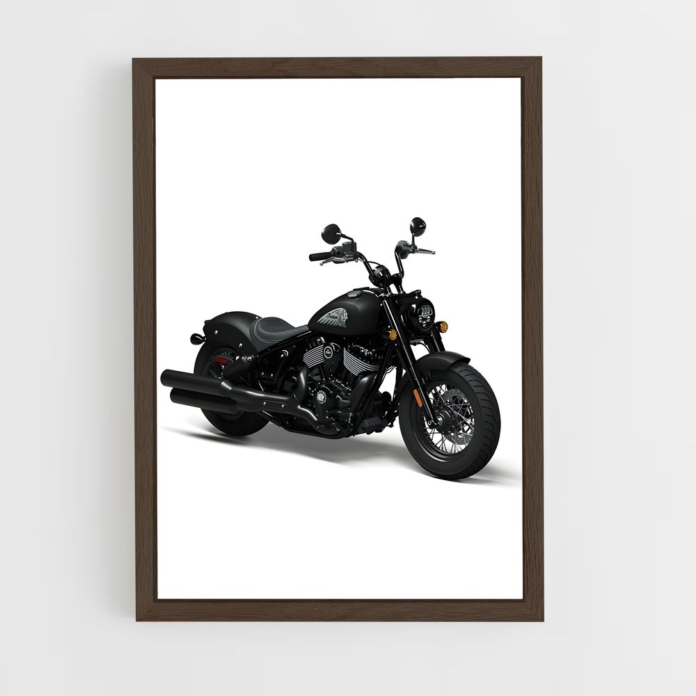 Poster L'ombre du Chrome – affiche Indian Motorcycle (vue 5)